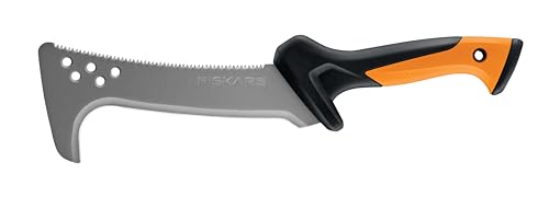 Fiskars Machete-Axt, Inkl. Holster aus Nylon, Klingenlänge: 46 cm, Gehärteter Stahl/Kunststoff, Schwarz/Orange, 1051236 im Sale