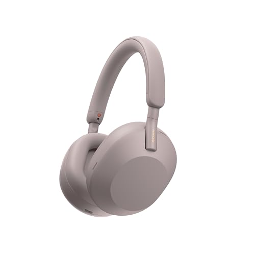 Sony WH-1000XM5 Premium Over-Ear-Kopfhörer mit Noise Cancelling, Bluetooth, klare Anrufqualität, Hi-Res-Audio, bis zu 30 Stunden Akkulaufzeit, inkl. Hartcase, iOS und Android - Schwarz im Sale