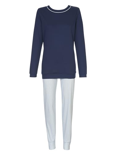 CALIDA Damen Sweet Dreams Pyjamaset 1 Zweiteiliger Schlafanzug, Peacoat Blue, 40-42 EU im Sale