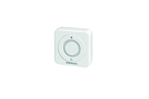 Hörmann WLAN indoor push button (for controlling garage door operators via Apple Home Kit system, LED display, for SupraMatic/ProMatic) 4511628, white