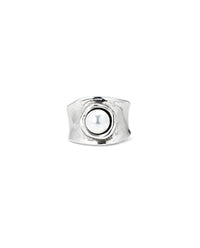 Thumbnail for UNOde50 Ring aus Metall, beschichtet mit Sterlingsilber und Perlenkristall im Sale