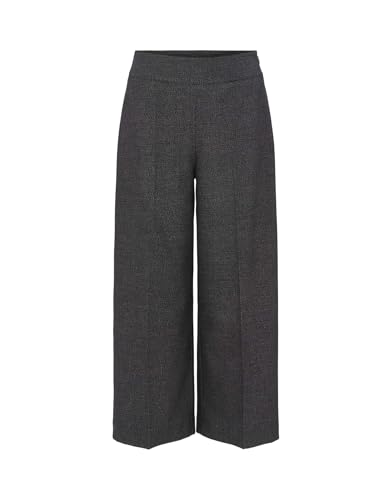 OPUS Damen Culotte | Culotte Misha Pixel Wide aus Viskose Mix Black, 38 im Sale