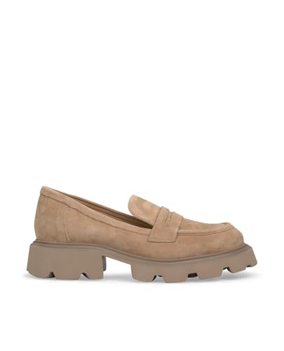 Alma en Pena. Flat shoes for women., Camel, 39 EU on sale