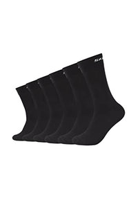 Thumbnail for Skechers Unisex Socks Mesh Ventilation Pack of 6 43/46 black on sale