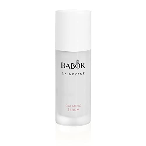 BABOR SKINOVAGE Calming Serum für empfindliche Haut, Beruhigendes Serum mit Mandelöl und Vitamin E, Ohne Farb- oder Duftstoffe, Vegane Formel, 30 ml im Sale
