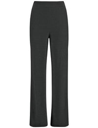Thumbnail for Taifun Damen Schlupfhose mit elastischem Komfort unifarben reguläre Länge Schwarz 40 im Sale