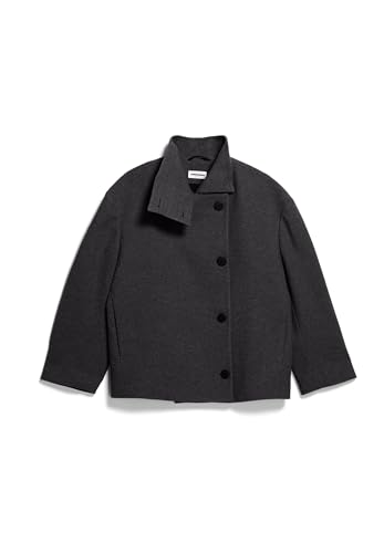 ARMEDANGELS Damen Mantel Loose Fit aus recycelter Wolle MAJELAA Wool Loose Fit Night Sky im Sale