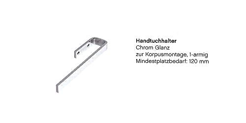 Pelipal - ZUBE 01 - Towel rail, 32 cm in polished chrome for body mounting - TOP on sale