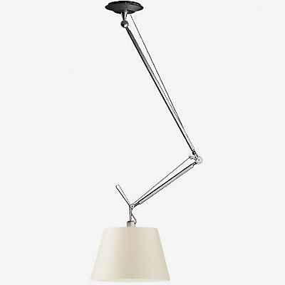 Artemide Tolomeo Sospensione Decentrata, Pergament, ø42 cm im Sale