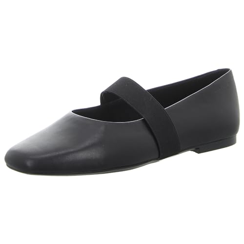 Ballerina Vagabond Jolin Aus Schwarzem Leder im Sale