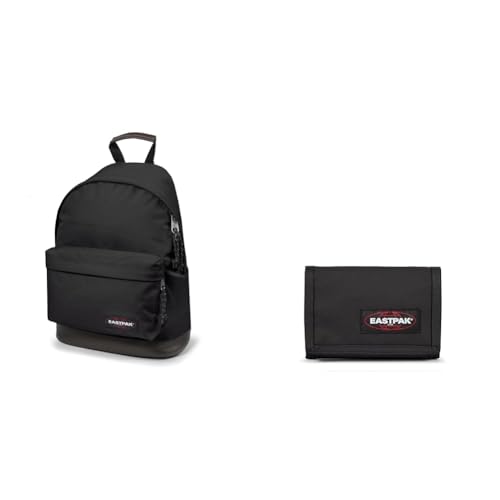 EASTPAK WYOMING Rucksack, 203 cm, 199 L, Black (Schwarz) & CREW SINGLE Geldbörse, 22 cm Black (Schwarz) im Sale