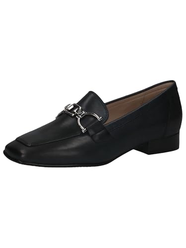 CAPRICE women's leather block heel slippers, blue (Ocean Nappa), EU on sale