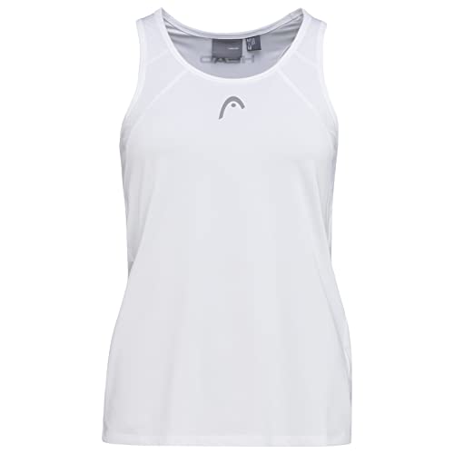 HEAD Women's Club 22 Tank Top, White, XL Blouses &amp; T-Shirts, White, EU on Sale