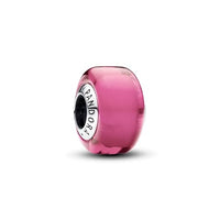 Thumbnail for PANDORA Moments Weißes Murano-Glas Mini-Charm aus Sterling Silber, Kompatibel Moments Armbänder, 793118C00 im Sale