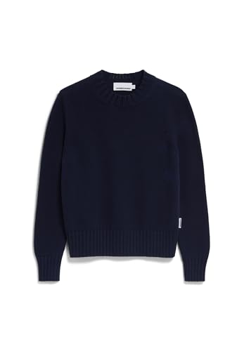 ARMEDANGELS Damen Pullover Relaxed Fit aus Bio-Baumwolle AMALIAAS EREN Cotton Relaxed Fit Night Sky im Sale