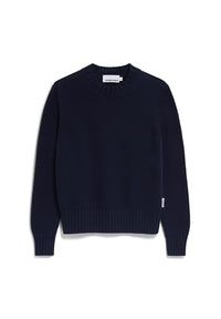 Thumbnail for ARMEDANGELS Damen Pullover Relaxed Fit aus Bio-Baumwolle AMALIAAS EREN Cotton Relaxed Fit Night Sky im Sale
