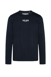 Thumbnail for Camp David Herren Longsleeve mit Logo Print Ecru 4 im Sale