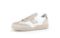 Thumbnail for Gabor Damen Low-Top Sneaker, Frauen Halbschuhe,Best Fitting,Freizeitschuhe,Laufschuhe,schnürschuhe,schnürer,Oak/Weiss/Puder,40 im Sale