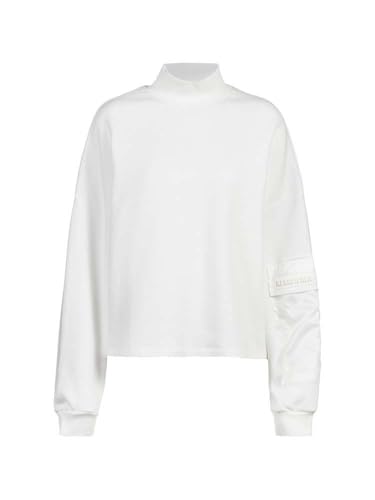 Herrlicher Damen Sweatshirt Pullover Maryana mit Ärmeltasche im Sale