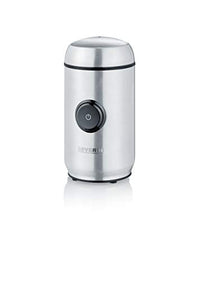 Thumbnail for SEVERIN coffee and spice grinder, aroma-preserving grinding thanks to high-quality stainless steel blade, individually adjustable grinding level at the touch of a button, 150 W, approx. 50 g capacity, silver, KM 3879 on sale