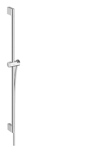 hansgrohe Brausestange Pulsify 90 cm mit Push Handbrausehalter und Isiflex Brauseschlauch 160 cm, Chrom im Sale