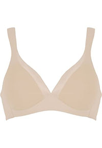 Thumbnail for Naturana BH Damen ohne Bügel Cup A-D 100% Angenehm Dank extra Softer Schalen I BH ohne Bügel mit nahtlosen Cups - Ideal unter Blusen & T-Shirts Damen BH für maximalen Halt 95 Nude B im Sale