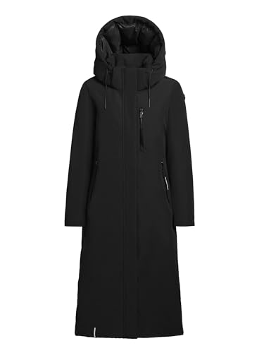 khujo Lofi2 women's winter coat black 100% Polyester Basics, Casual Wear, Streetwear on Sale