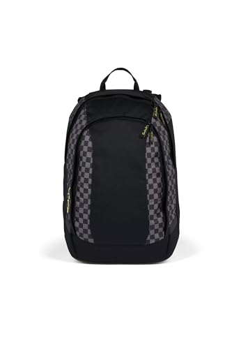 satch air school backpack for 5th grade and up, padded, 26L storage space, stable laptop compartment, Dark Skate - Black