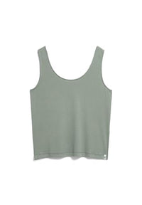 Thumbnail for ARMEDANGELS Damen Top aus Tencel™ Lyocell Mix MINAAMI Regular Fit Grey Green im Sale