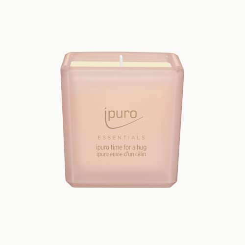 ipuro - decorative ipuro time for a hug scented candle - sensual &amp; puristic scented candles in a glass - intense scented candles with vanilla cookie notes - stylish candle for a harmonious fragrance experience 125 g on sale