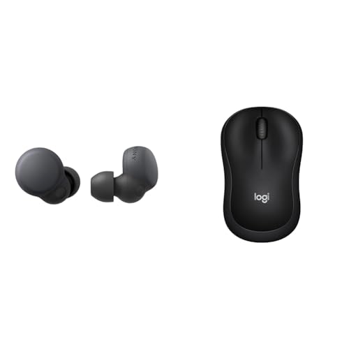 Sony LinkBuds Truly Wireless Noise Cancelling Headphones & Logitech M220 Silent Kabellose Maus, 2,4 GHz mit USB-Empfänger im Sale