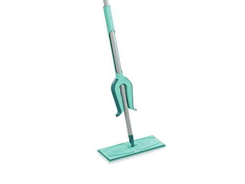 Leifheit floor wiper Picobello micro duo with smooth wringing mechanism on the handle, small scrubber for all floors, wiper with 27 cm wiping width and microfiber cover ideal for laminate on sale