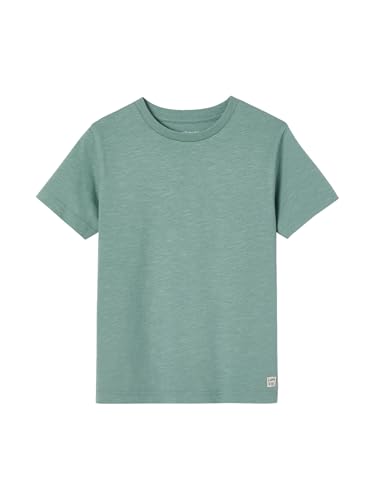 Vertbaudet Jungen-T-Shirt, kurzärmelig Gr. 8 Jahre, Salbei im Sale