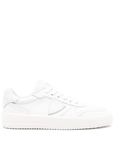 Philippe Model Sneaker Nice Low, smooth leather, white, women's sale