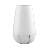 Thumbnail for BUTLERS vase marble look made of dolomite in white -MARBELLO- charming decoration for living room and table decoration | Flower vase for tulips, roses, pampas grass or dried flowers on sale