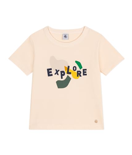 Petit Bateau Jungen A0A2G T-Shirt, Avalanche/Multico, 10 Jahre im Sale