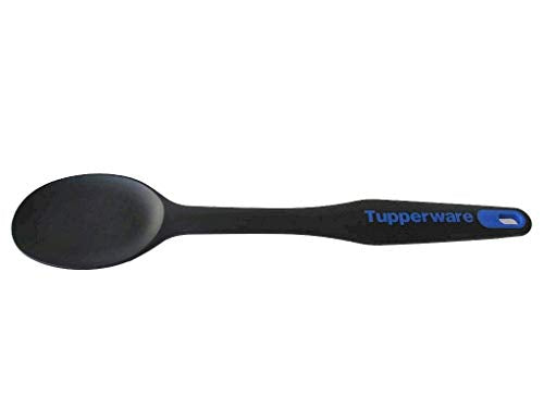TUPPERWARE Griffbereit Kochlöffel schwarz-blau D174 Rührlöffel TOP-Kochlöffel 9551 im Sale