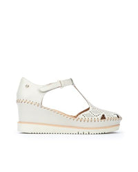 Thumbnail for Pikolinos Keilsandalen in Leder AGUADULCE für Frauen Farbe Marrón im Sale