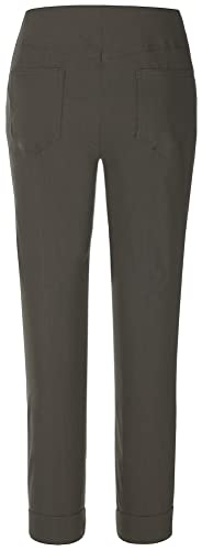 Thumbnail for Stehmann Igor 680 Damenhose 6/8 Länge mit Bündchen am Beinende Hoher Bund, Farbe: Grape Leaf 4091, Gr.44 im Sale