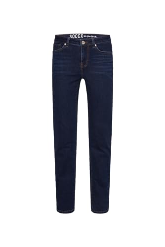 SOCCX Damen Jeans RO:My Regular Fit Darker Blue 32 32 im Sale