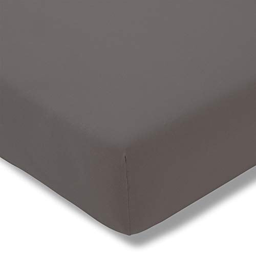 ESTELLA Spannbetttuch Zwirnjersey | Graphit im Sale