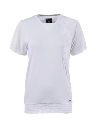 s'questo Shirt 1/2 T-Shirt, V-Ausschnitt, Blumenmuster White Soquesto Kollektion Vitamin Sea im Sale
