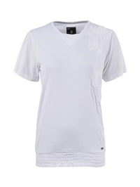 Thumbnail for s'questo Shirt 1/2 T-Shirt, V-Ausschnitt, Blumenmuster White Soquesto Kollektion Vitamin Sea im Sale