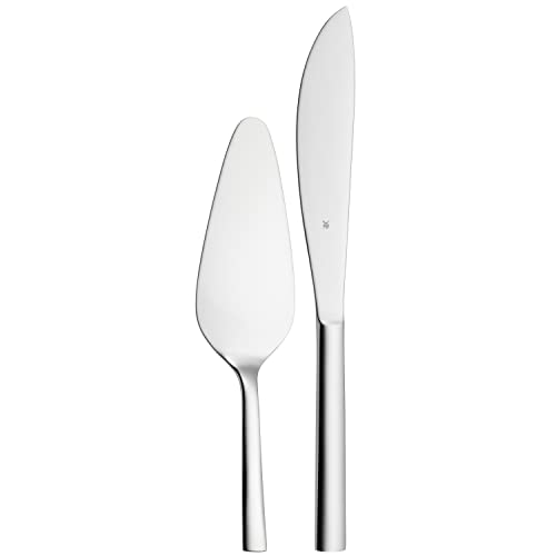 WMF Nuova Obst-/ Kuchenbesteck Set 2-teilig, Tortenmesser, Tortenheber, Cromargan Edelstahl poliert, spülmaschinengeeignet im Sale