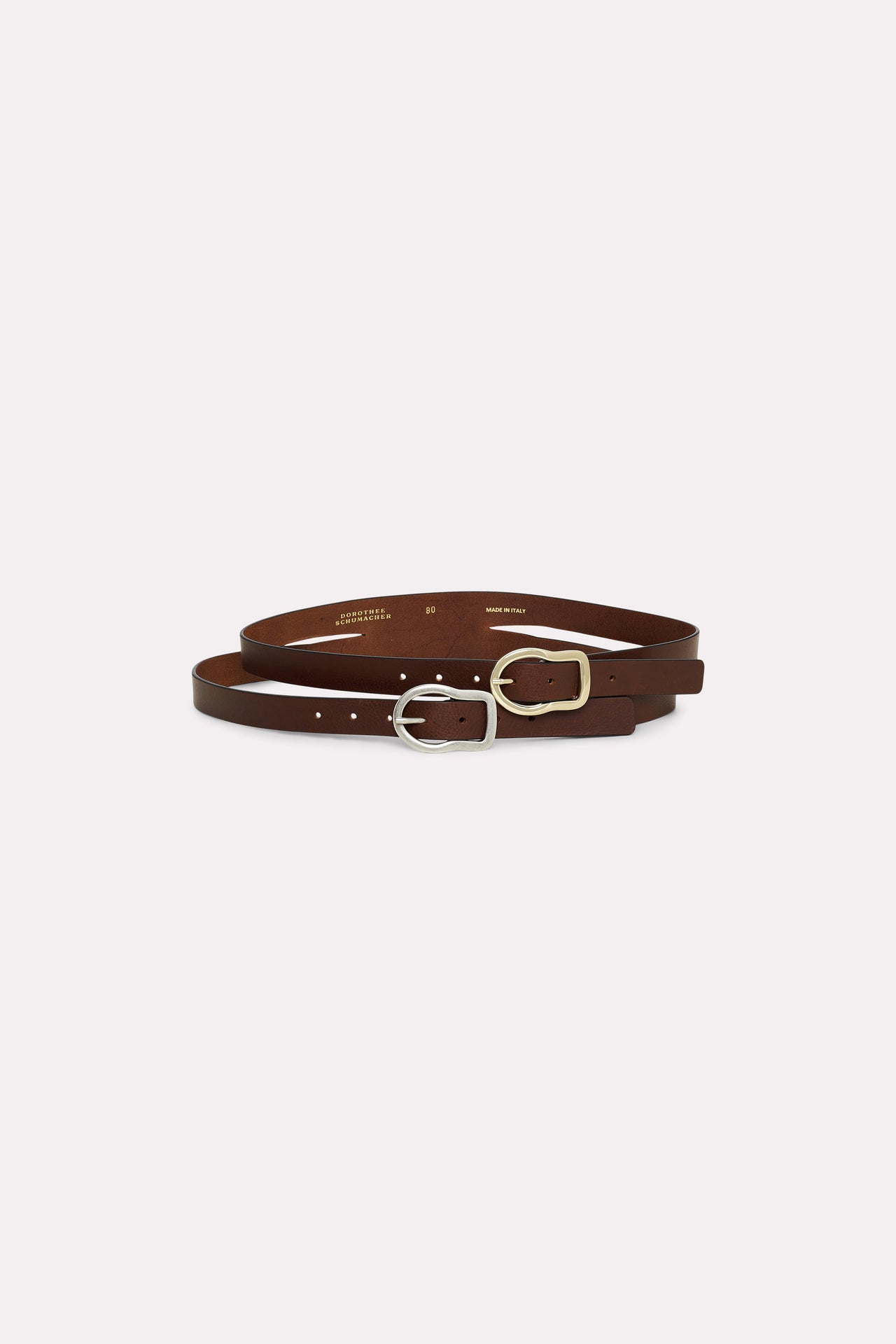 Dorothee Schumacher STRONG FEMININITY double belt im Sale