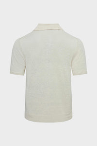 Thumbnail for Van Laack Summery Linen Polo Shirt Ivory on Sale
