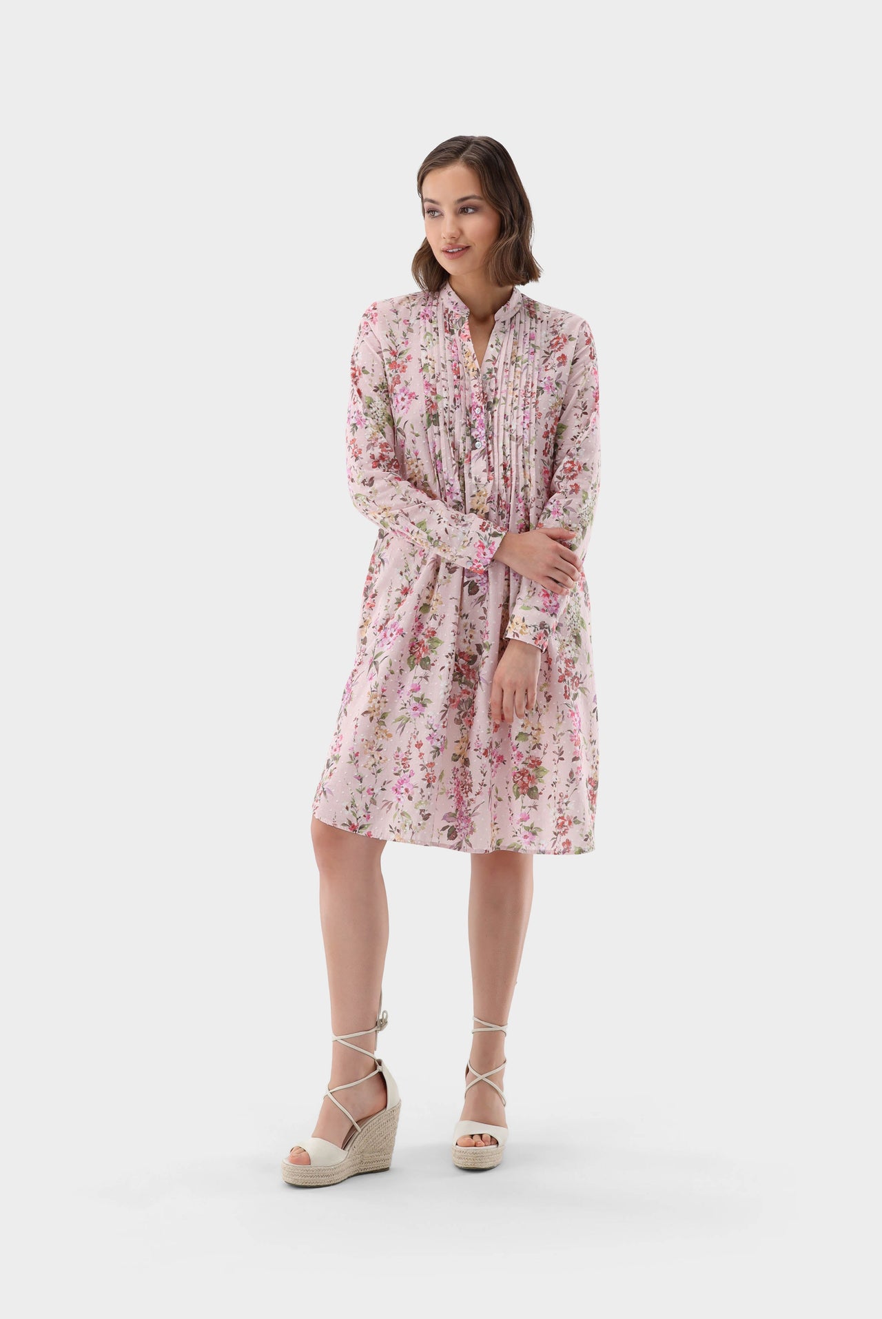Van Laack knee-length slip dress with floral print on sale