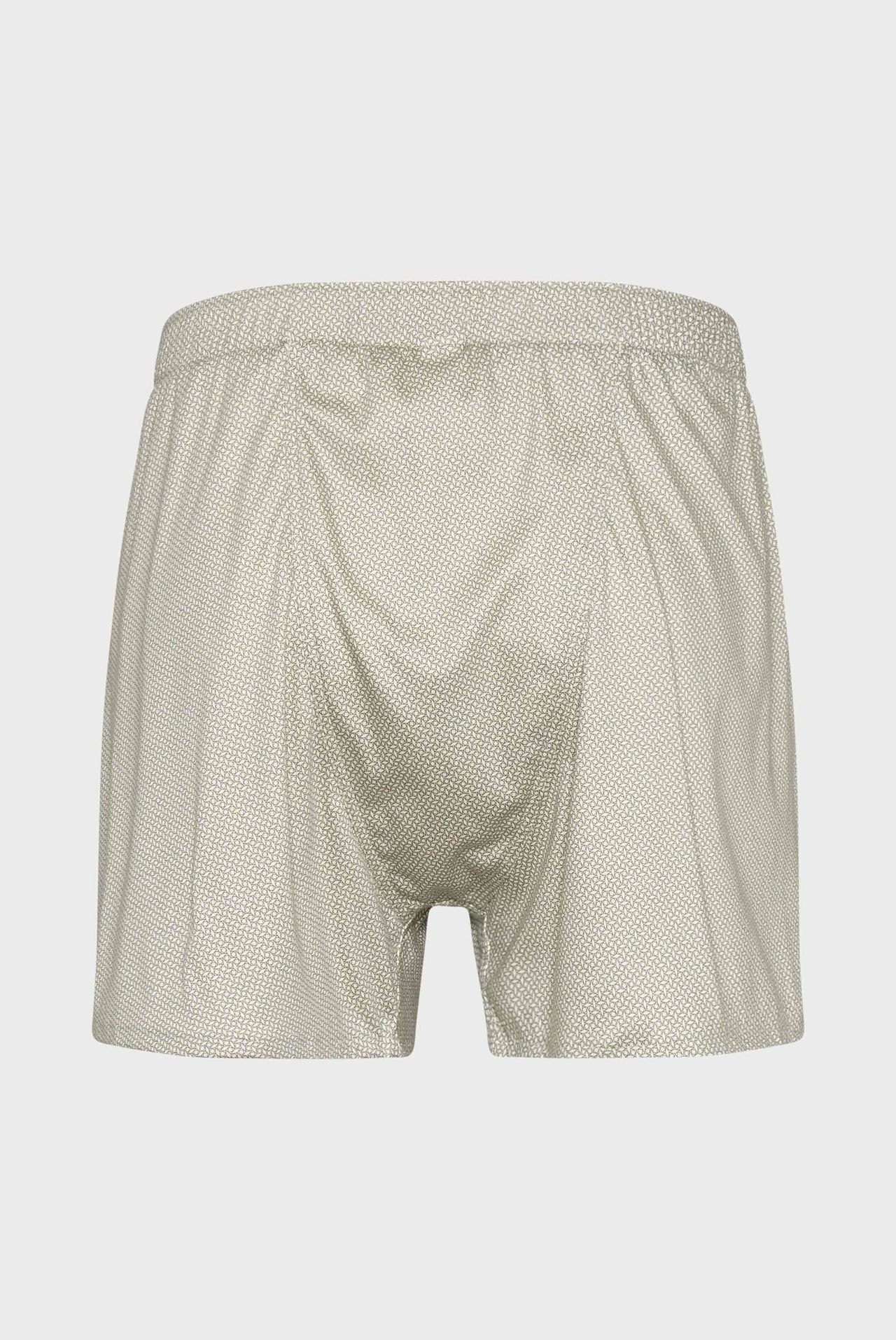 Van Laack Boxer Shorts in Structured Cotton Beige Brown on Sale