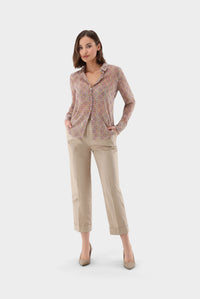 Thumbnail for Van Laack shirt blouse with print and lurex stripes on sale
