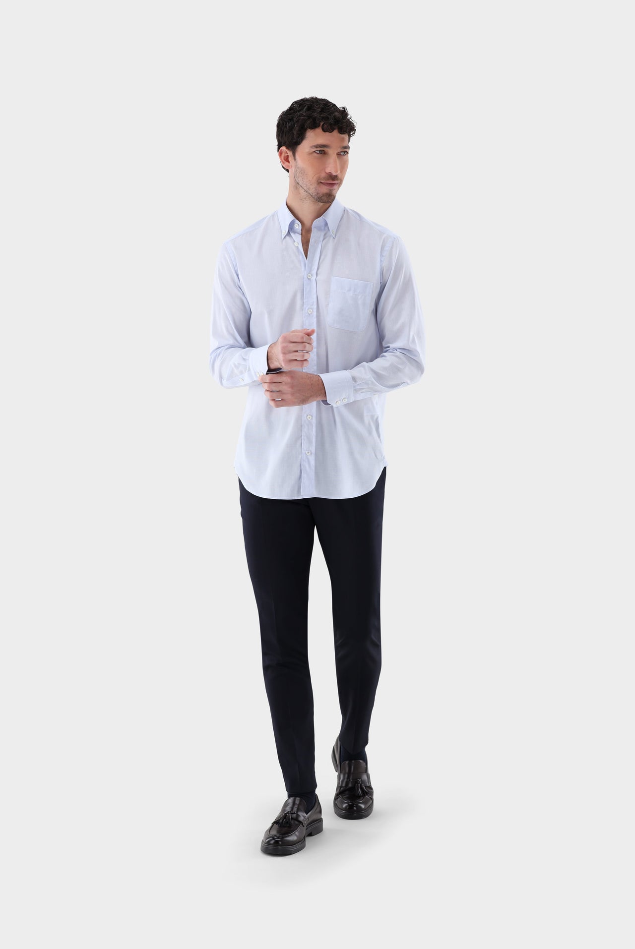 Van Laack Non-iron shirt with stripes Comfort Fit on sale